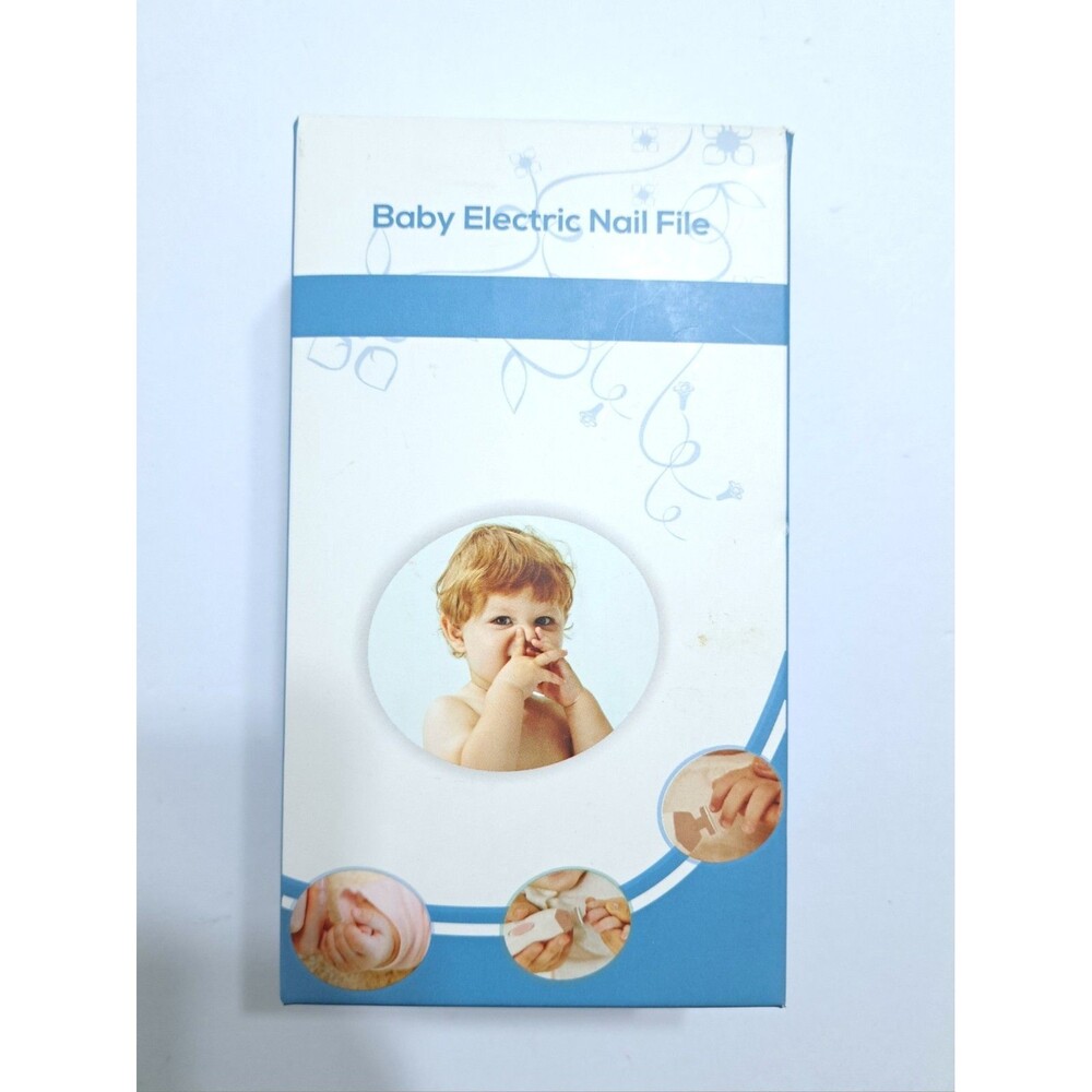 Baby Electric Nail Buffer Safe Easy Baby Nail File Baby Nail Clippers Pink
